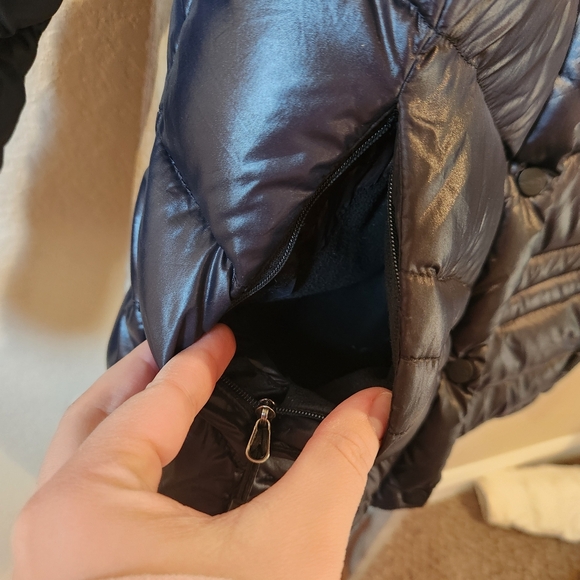 The North Face 2010 Nuptse Women's Shiney Grey Puffer Coat - Size Medium - Picture 6 of 10